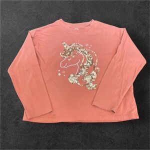 Wonder Nation Coral Long Sleeve Shirt